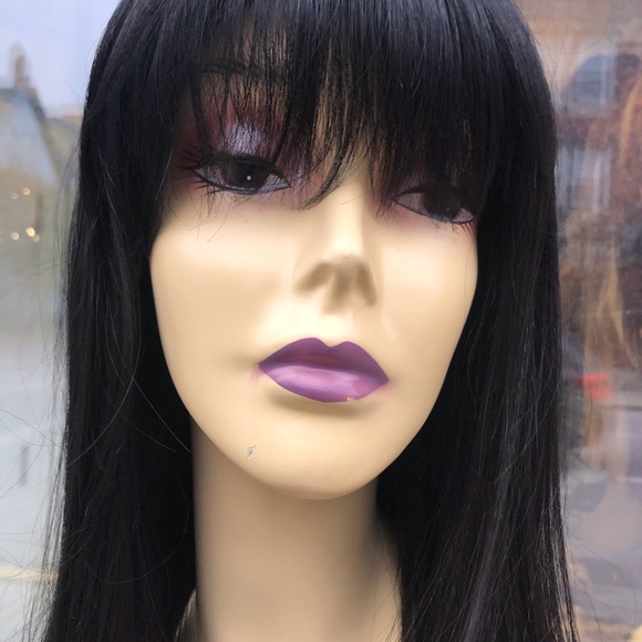 Long Black bangs Wig 2020 hairstyle Tesswigs #1 - Picture 3 of 8